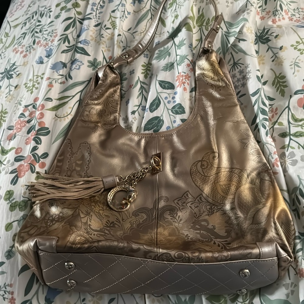 Sharif Gold shoulder bag